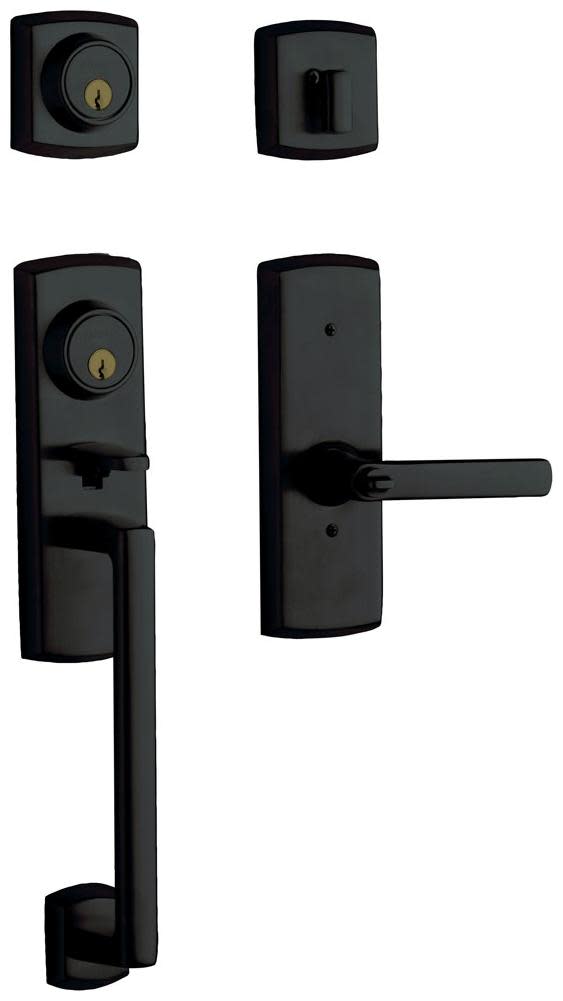 Photos - Interior Door SOHO Baldwin 85385.2LH  Left Handed Sectional Single Cylinder Keyed Entry Handleset with 5485V Interior Lever from the Estate 