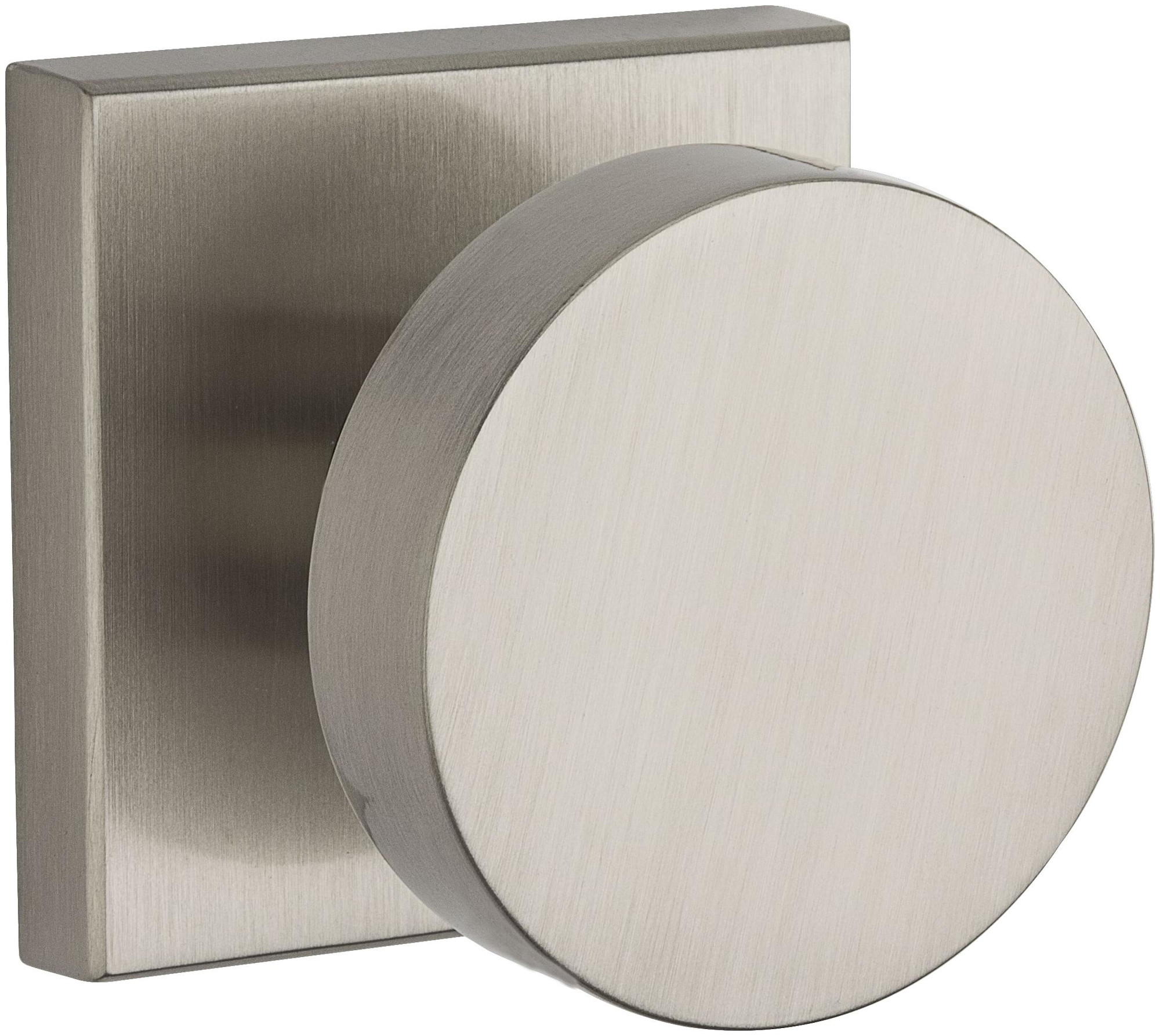 Photos - Door Handle NICKEL Baldwin Contemporary One-Sided Surface Mount Dummy Door Knob - Satin  - HDCONCSR150 HDCONCSR150 