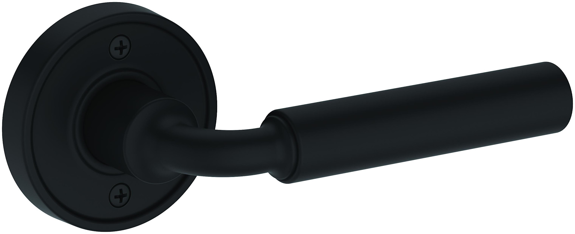 Photos - Door Handle Round Baldwin HD.LAC.R.RRR La Conner Non-Turning One-Sided Dummy Door Lever with Recessed  Rose from the Reserve Collection S 