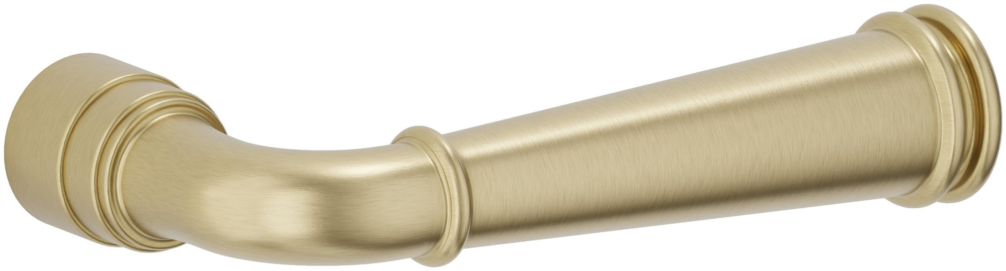 Baldwin L033.LMR Briarcrest Left Handed 4-3/8" Single Door Lever Handle Only from the Estate Collection without Rosettes Locking/Latching Mechanism