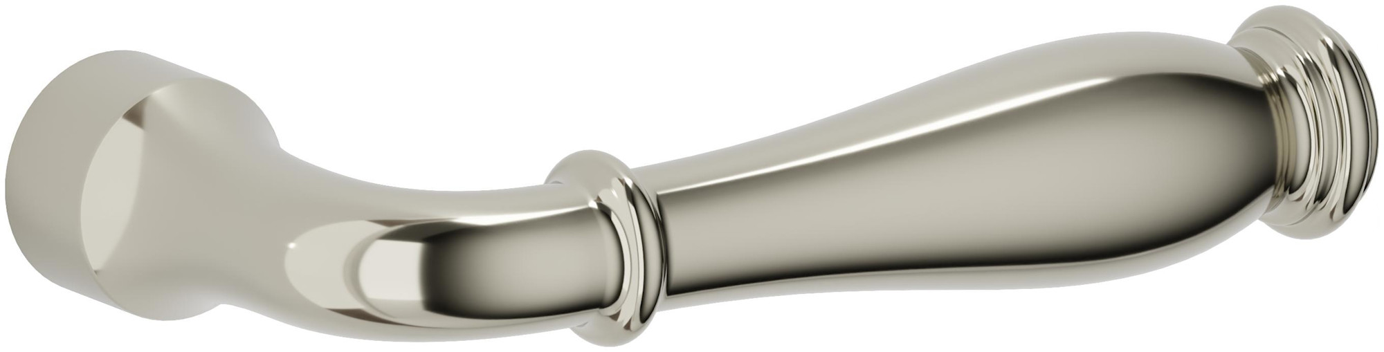 Baldwin L034.RMR Nashville Right Handed 4-3/8" Single Door Lever Handle Only from the Estate Collection without Rosettes Locking/Latching Mechanism