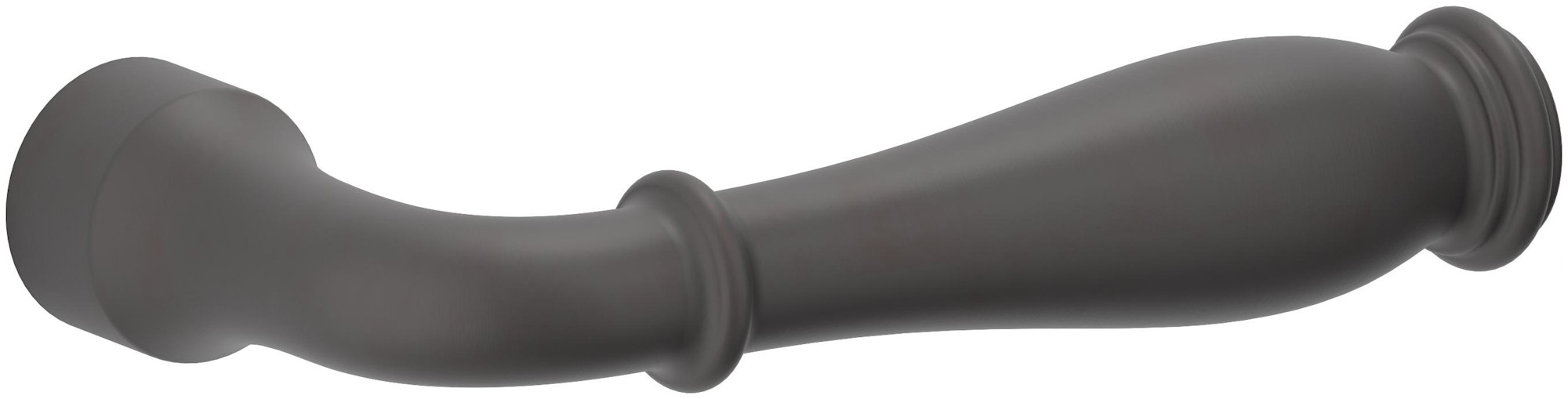 Baldwin L034.RMR Nashville Right Handed 4-3/8" Single Door Lever Handle Only from the Estate Collection without Rosettes Locking/Latching Mechanism