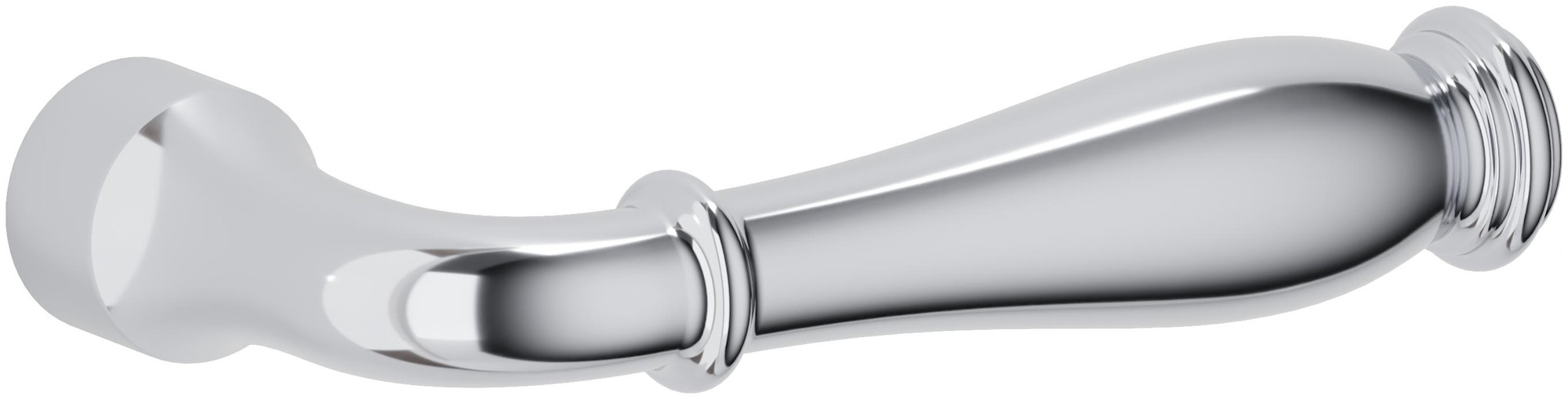 Baldwin L034.RMR Nashville Right Handed 4-3/8" Single Door Lever Handle Only from the Estate Collection without Rosettes Locking/Latching Mechanism