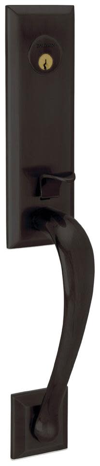 Baldwin M502.RFD Cody Right Hand Dummy Entrance Handleset Trim Set with 5452 Estate Collection Lever Oil Rubbed Bronze Door Hardware Mortise Locks