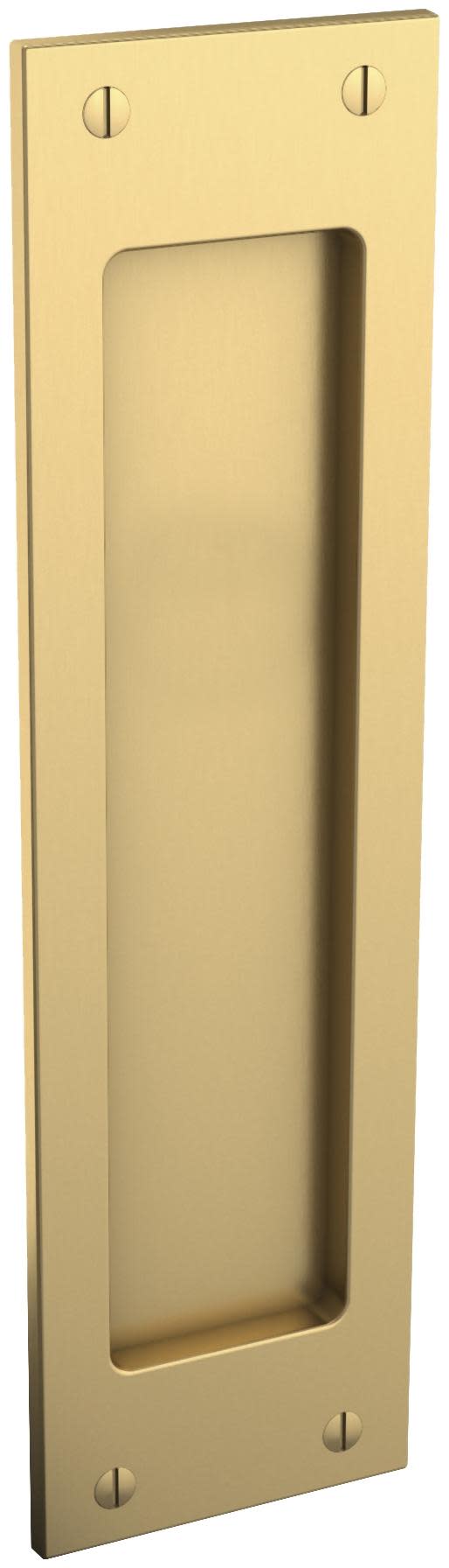 Photos - Door Lock SanTa Baldwin PD005.PASS  Monica Passage Pocket Door Set with Door Pull from the Estate Collection Lifetime Satin Brass Slidi 