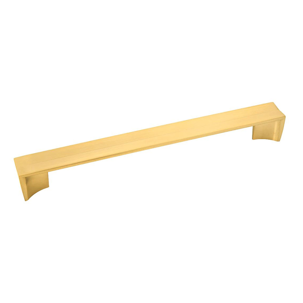 Photos - Furniture Hardware MKW Belwith Keeler B076093 Avenue 8-13/16 Inch Center to Center Modern Minimalist Cabinet Handle / Drawer Pull Brushed Golden Br 