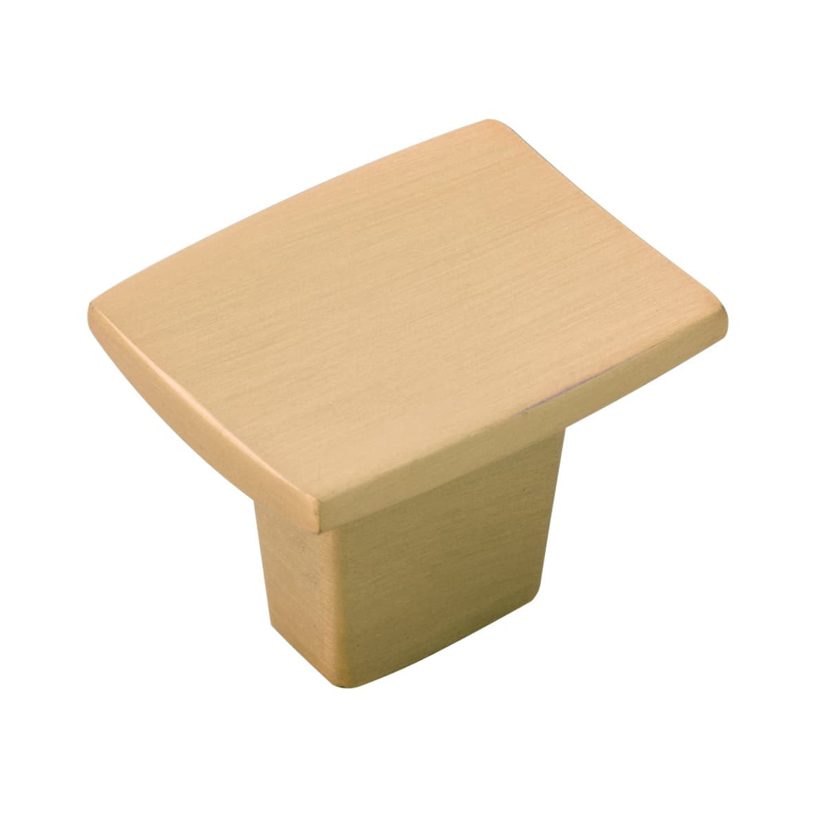 Photos - Furniture Hardware Modern Belwith Keeler B076146 Channel 1-1/4" Rectangular  Bauhaus Cabinet Knob / Drawer Knob Brushed Golden Brass Cabinet Har 