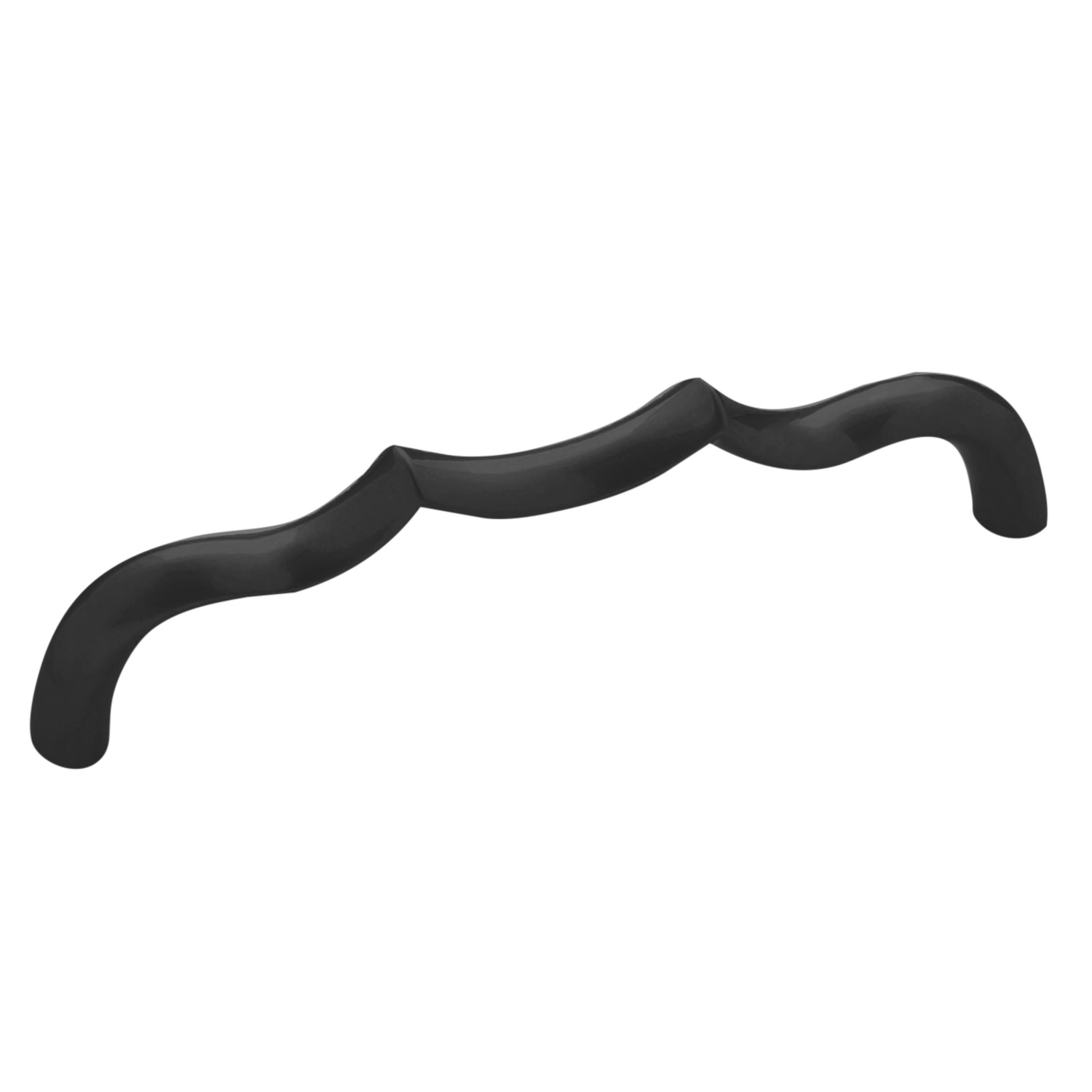 Photos - Furniture Hardware Belwith Keeler B076141 Trellis 5-1/16" Center to Center Designer Scalloped Arch Cabinet Handle / Drawer Pull Matte Black Cab
