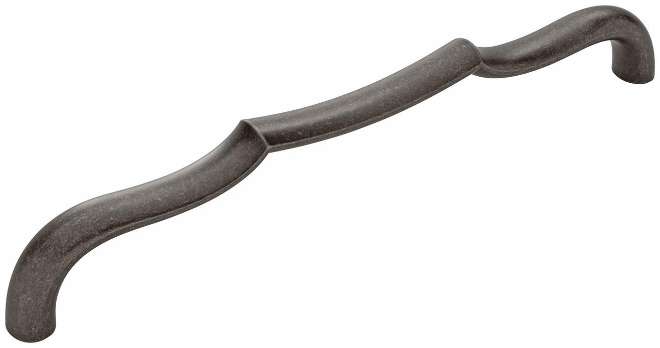 Photos - Furniture Hardware NICKEL Belwith Keeler B077111 Trellis 12" Center to Center Designer Scalloped Arch Appliance Handle / Pull Black  Vibed Cabin 