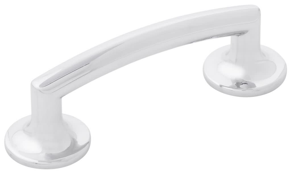 Photos - Furniture Hardware Belwith Keeler B077144 Flare 3 Inch  Center to Center Flared Base Post Cabinet Handle / Drawer Pull Chrome Cabinet Ha(76 mm)
