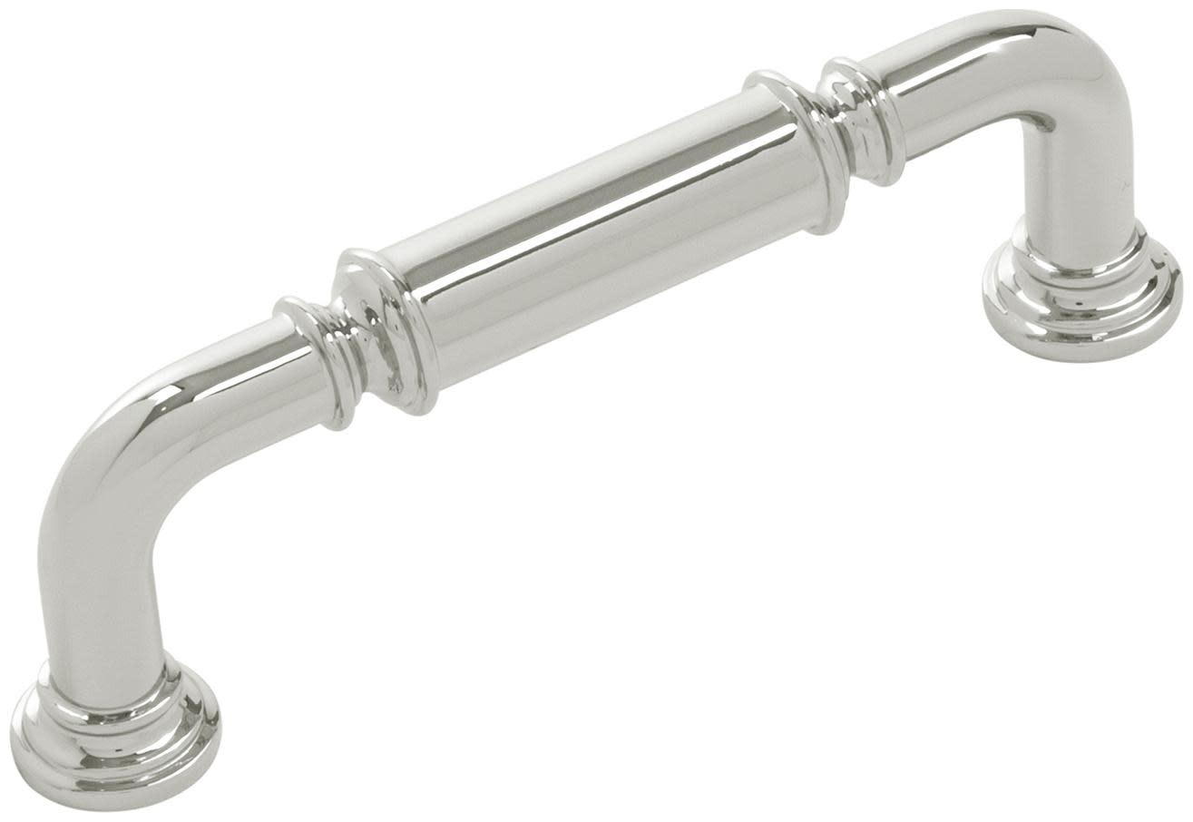 Photos - Furniture Hardware Belwith Keeler B079920 Berkshire 3-3/4" Center to Center Traditional Single Barrel Cabinet Handle / Drawer Pull Polished Nic