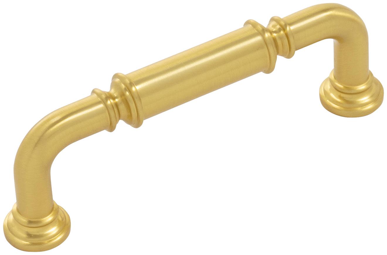 Photos - Furniture Hardware Belwith Keeler B079920 Berkshire 3-3/4" Center to Center Traditional Single Barrel Cabinet Handle / Drawer Pull Brushed Gold
