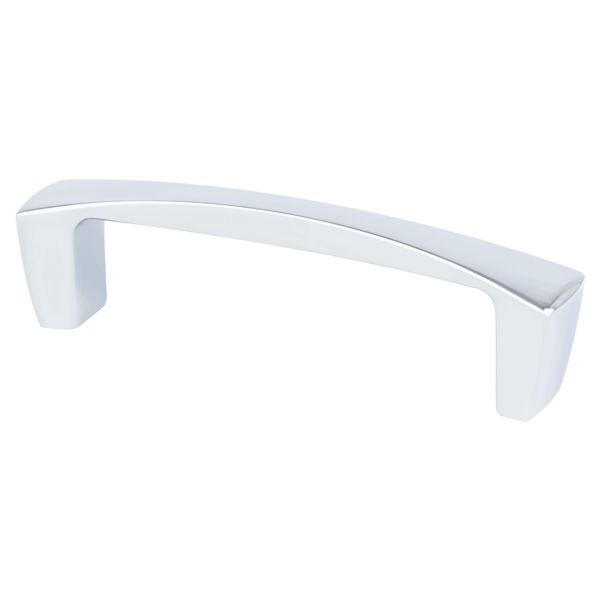 Photos - Furniture Hardware Aspire Berenson 2130-1-P  3-3/4"  Center to Center Contemporary Curved Cabinet Handle / Drawer Pull with Mounting Hard (96 mm)