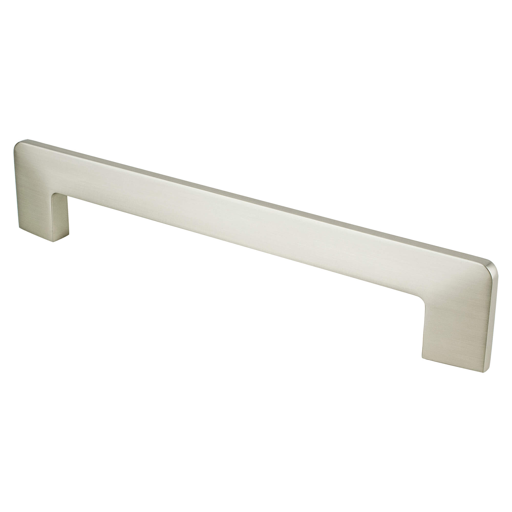 Photos - Furniture Hardware Berenson 9269 Edge 6-5/16 Inch Center to Center Modern Cabinet Handle / Drawer Pull by R. Christensen Brushed Nickel Cabinet
