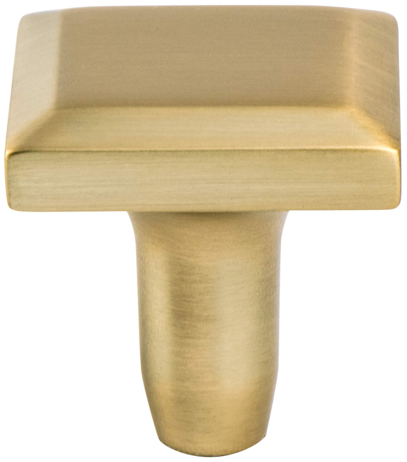 Photos - Furniture Hardware Inch Berenson 4122 Metro 1-3/16  Modern Square Cabinet Knob / Drawer Knob from the Uptown Appeal Series Modern Brushed Gold C 