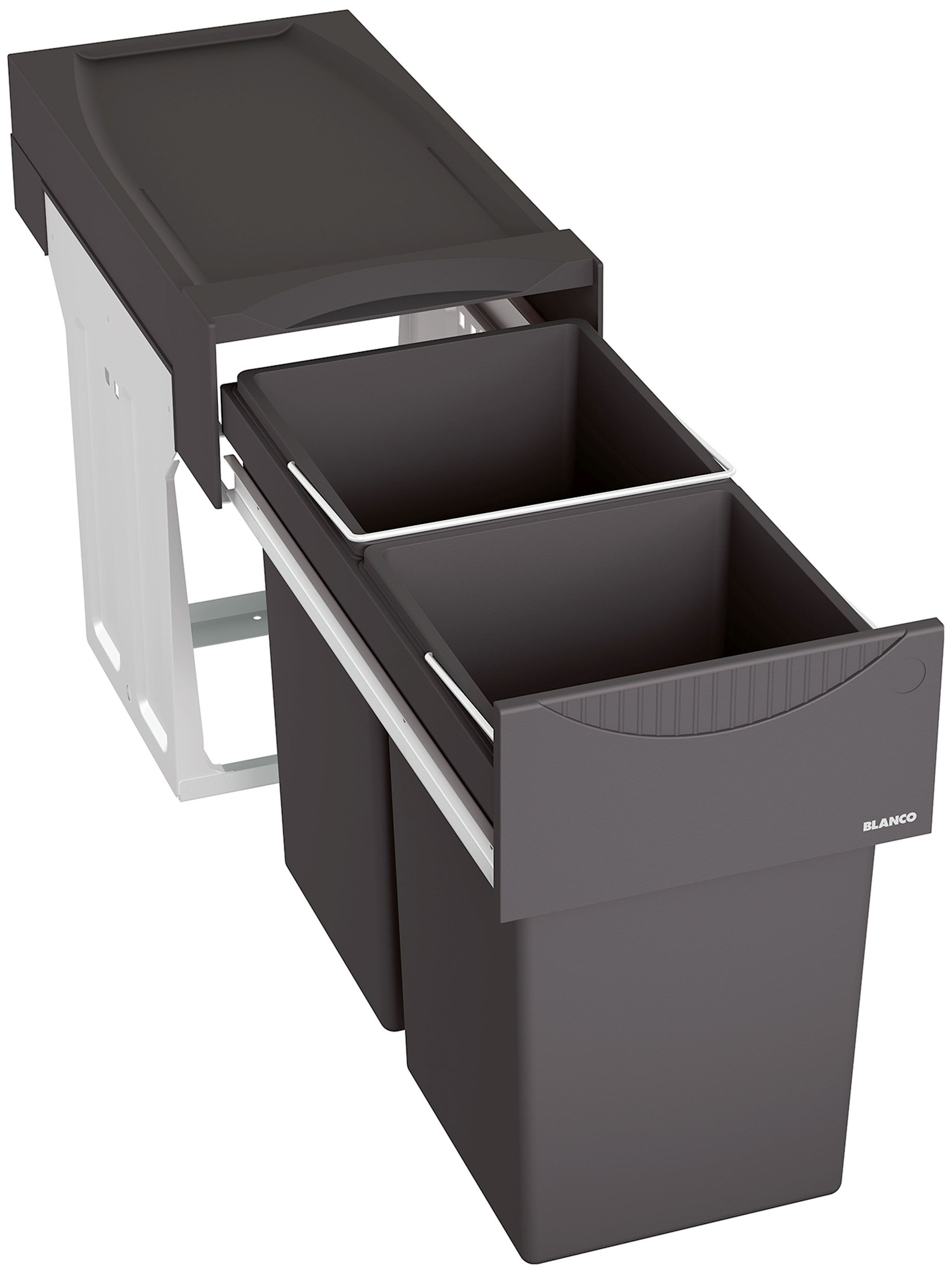 Photos - Furniture Hardware Blanco 526376 Botton II Under the Kitchen Sink Cabinet Organizer Black Storage and Organization Cabinet and Kitchen Organize 