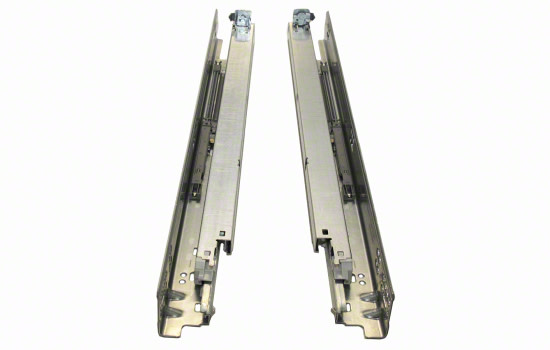 Blum 563H5330B TANDEM 21 Inch Full Extension Concealed Undermount Drawer Slide with 100 Lbs. Weight Capacity Self Close and Soft Close - Pair Zinc