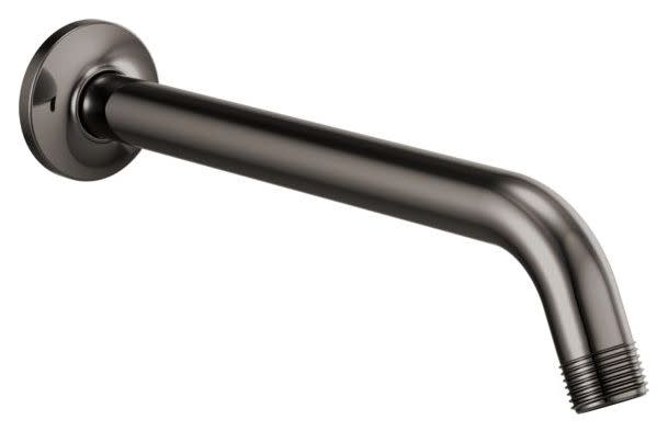 Photos - Shower Riser Rail & Head Holder Brizo 83806 Kintsu 10” Shower Arm and Flange Brilliance Black Onyx Bath and Shower Accessories Shower Components Shower Arms 