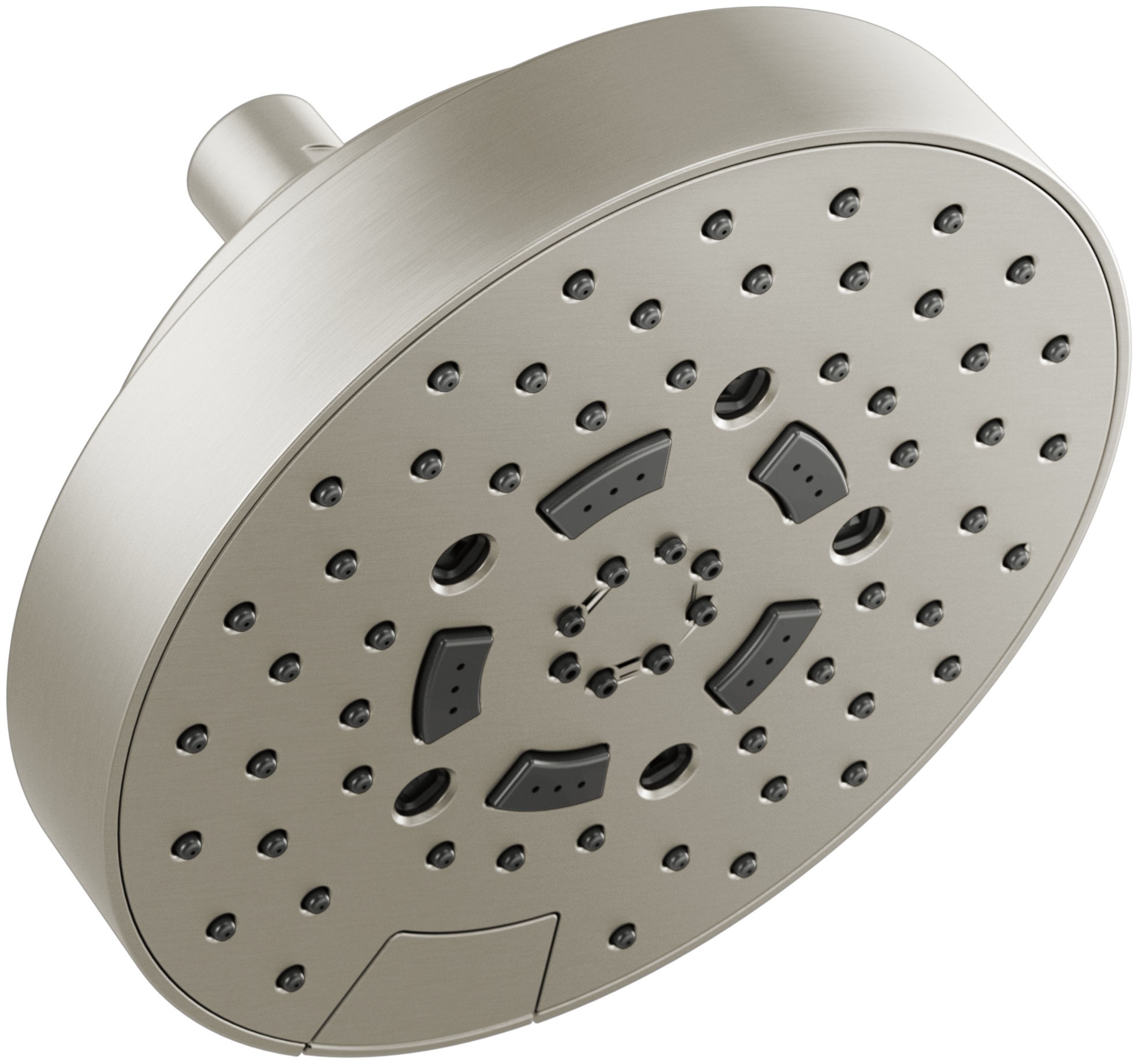 Brizo 87492-1.5 Essential 1.5 GPM Multi Function Shower Head with H2Okinetic and Touch Clean Technologies Luxe Nickel Showers Shower Heads Multi