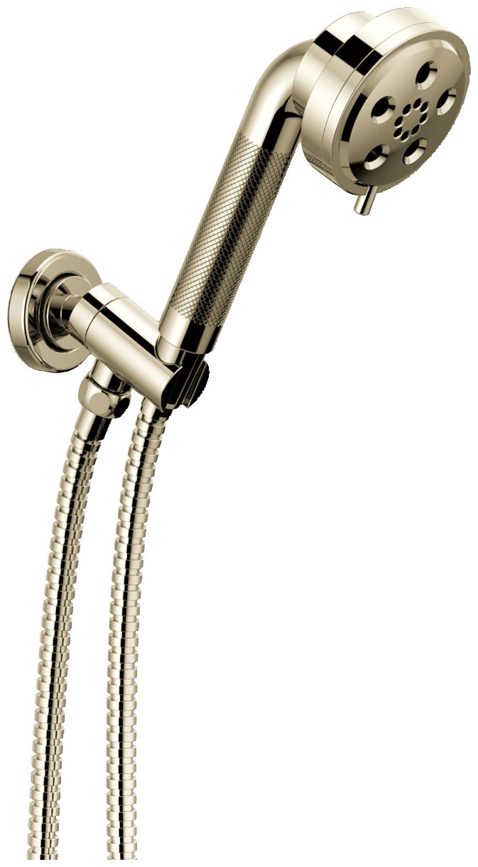 Photos - Shower System Brizo 88835 Litze 1.75 GPM Multi Function Hand Shower with Holder and Integrated Wall Elbow Brilliance Polished Nickel Showe 