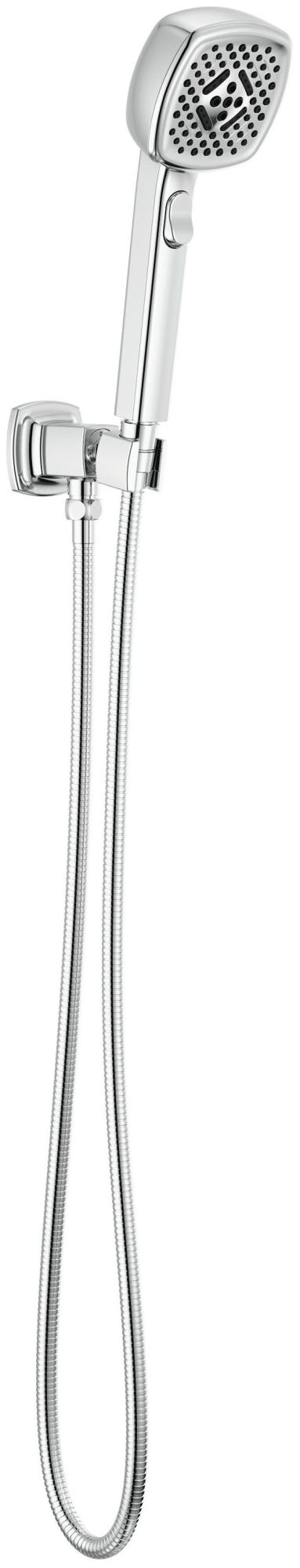 Photos - Shower System Brizo 88867 Allaria Wall Mounted 1.75 GPM Multi Function Hand Shower with Integrated Elbow - Includes Hose Chrome Showers Ha 