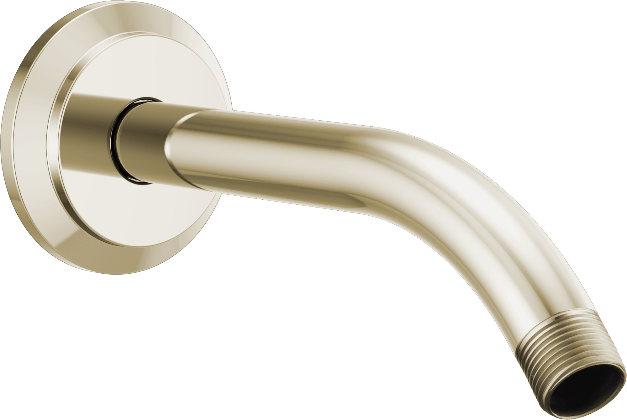 Photos - Shower Riser Rail & Head Holder Brizo RP100762 Atavis 7-1/2" Shower Arm and Flange Brilliance Polished Nickel Bath and Shower Accessories Shower Components