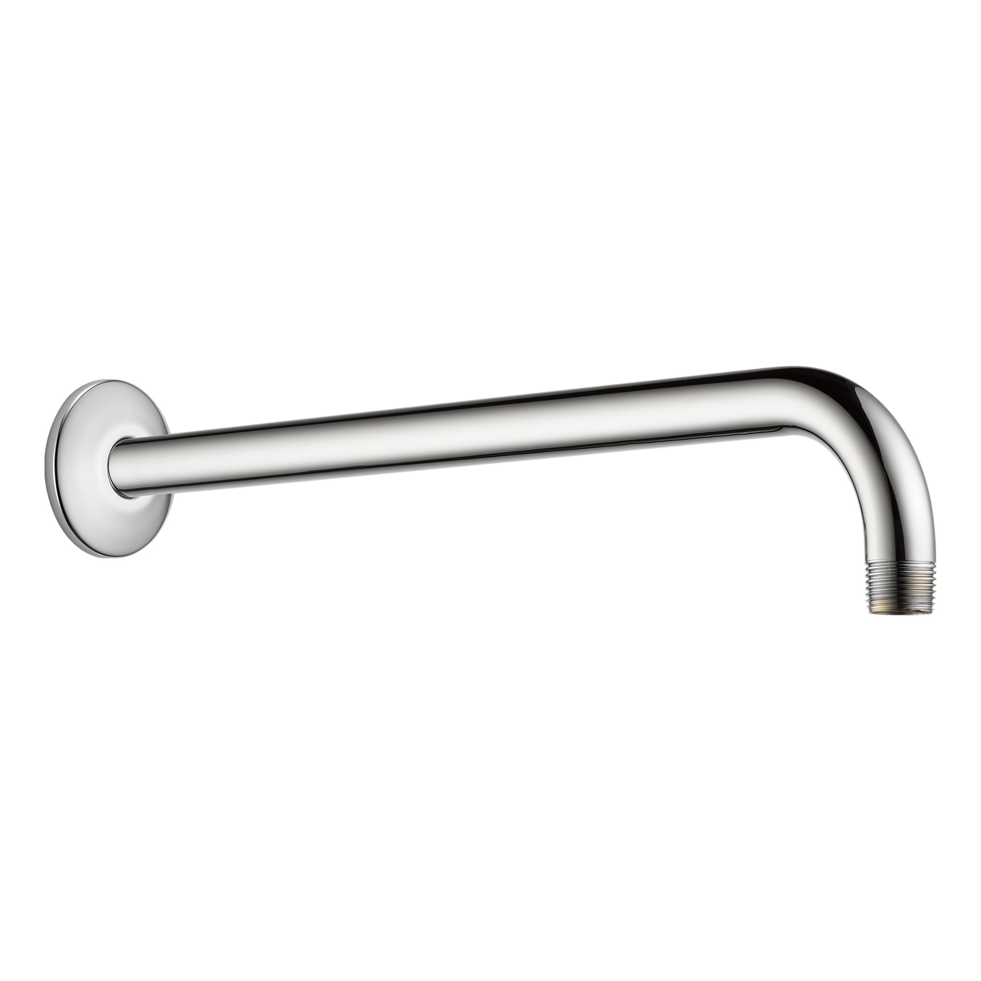 Photos - Shower Riser Rail & Head Holder Brizo RP71648 Essential 16" Wall Mounted Shower Arm and Flange Chrome Bath and Shower Accessories Shower Components Shower A 