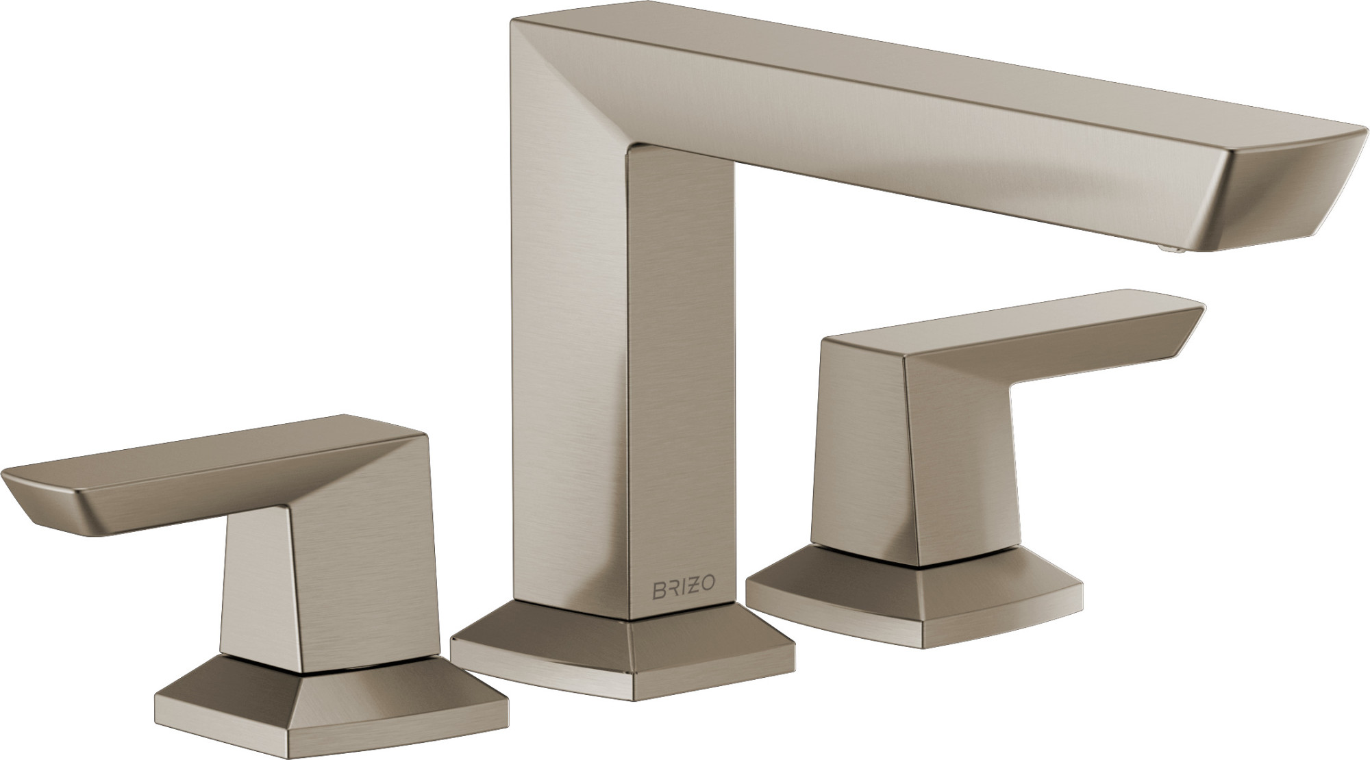 Photos - Tap Brizo T67388 Vettis Deck Mounted Roman Tub Faucet with Lever Handles - Limited Lifetime Warranty Luxe Nickel Faucet Roman Tu 