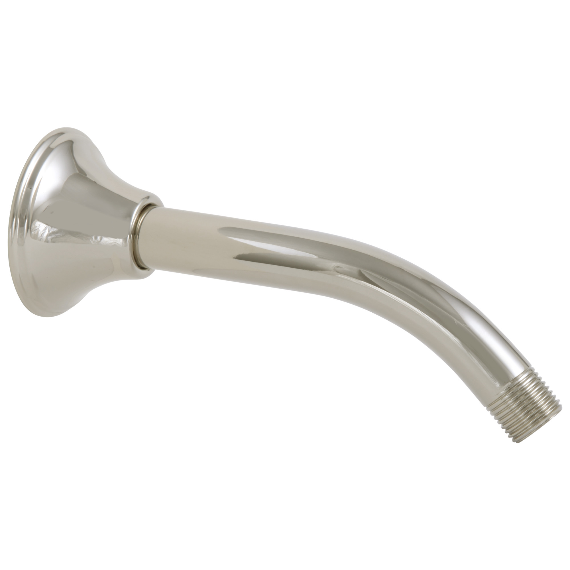 Photos - Shower Riser Rail & Head Holder Brizo RP62929 Essential 7" Wall Mounted Shower Arm Brilliance Polished Nickel Bath and Shower Accessories Shower Components 
