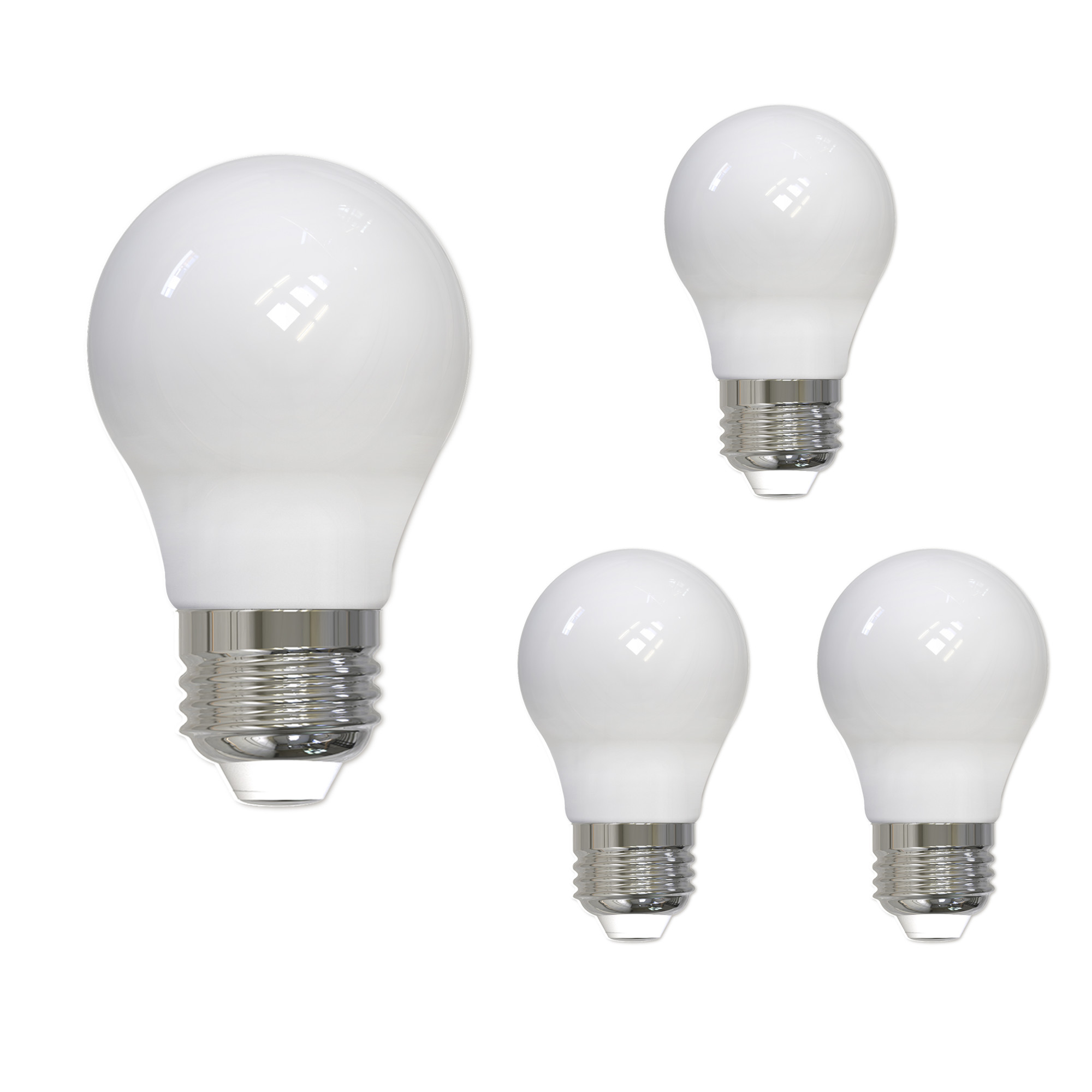 Photos - Light Bulb WATT Bulbrite 861636 Pack of (4) 7  Dimmable Medium  LED Bulbs- 700 Lumens 3000K and 80CRI Milky Bulbs Bulbs LED (E26)