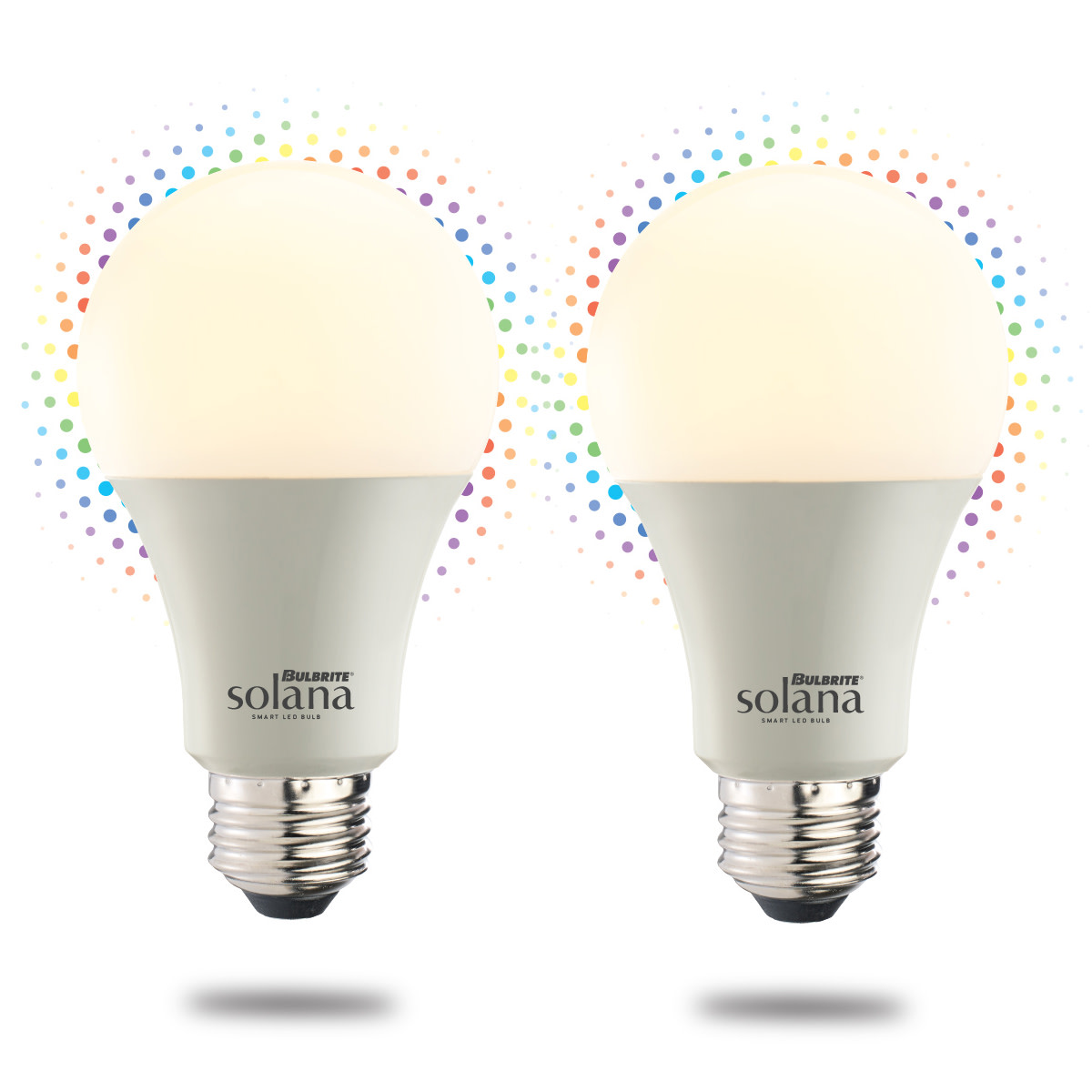Photos - Light Bulb WATT Bulbrite 861800 Pack of (2) 9 A19 Medium LED Smart Bulbs with Selectable Color Changing - 800 Lumens 2200K 6500K (E26)
