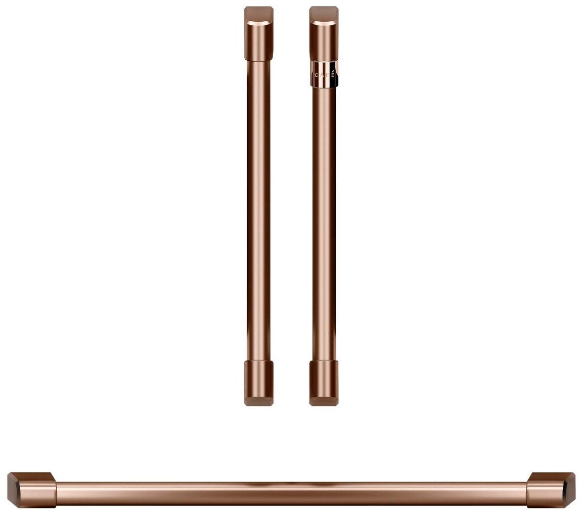 Photos - Nail / Screw / Fastener A&D Cafe CXWDFHKM Handle Set for Café French Door Double Ovens Brushed Copper Cooking Appliance Accessories and Parts Wall Oven