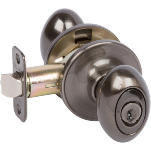 Photos - Door Handle NICKEL Callan Carlyle Single Cylinder Keyed Entry Knobset - Antique  - KE1008 KE1008 