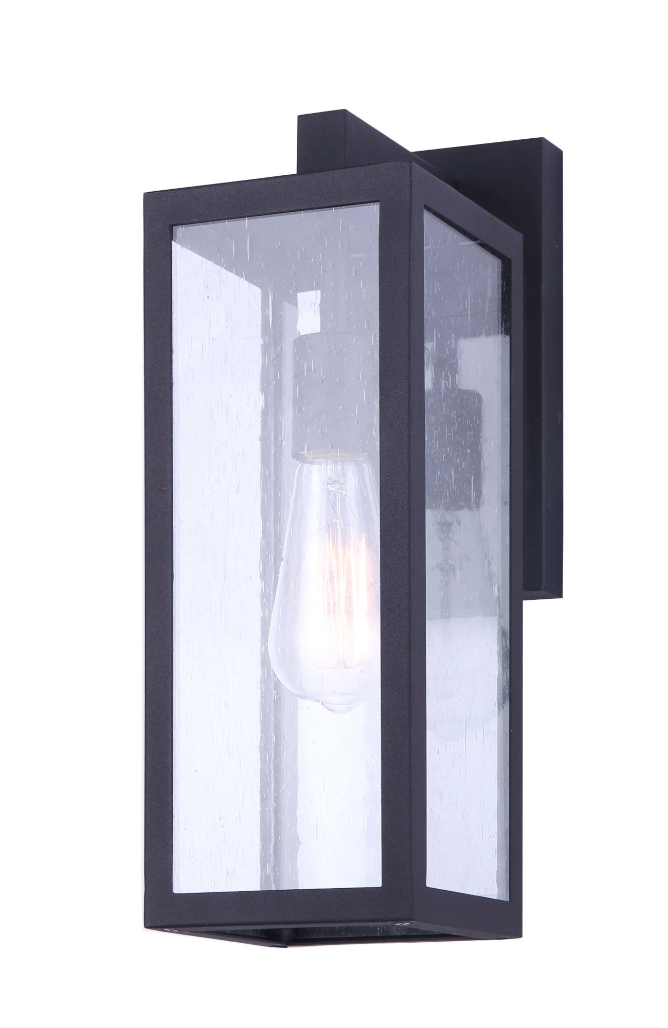 Photos - Floodlight / Street Light Newport Canarm IOL456  15" Tall Outdoor Wall Sconce Black Outdoor Lighting Wall Sconces IOL456BK 