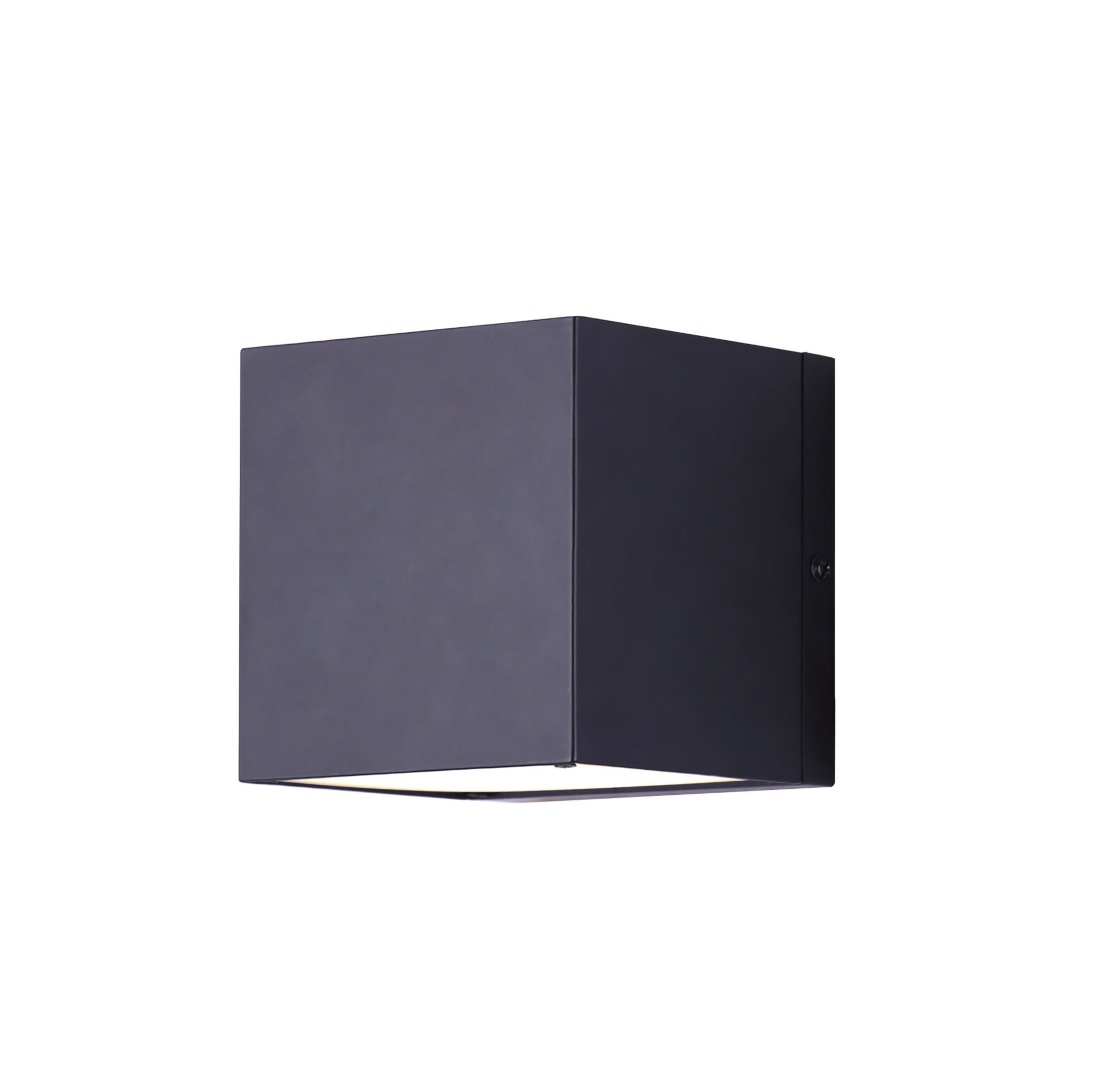 Photos - Chandelier / Lamp Canarm LWF153 Alexia 4" Tall LED Wall Sconce Black Indoor Lighting Wall Sconces LWF153BK