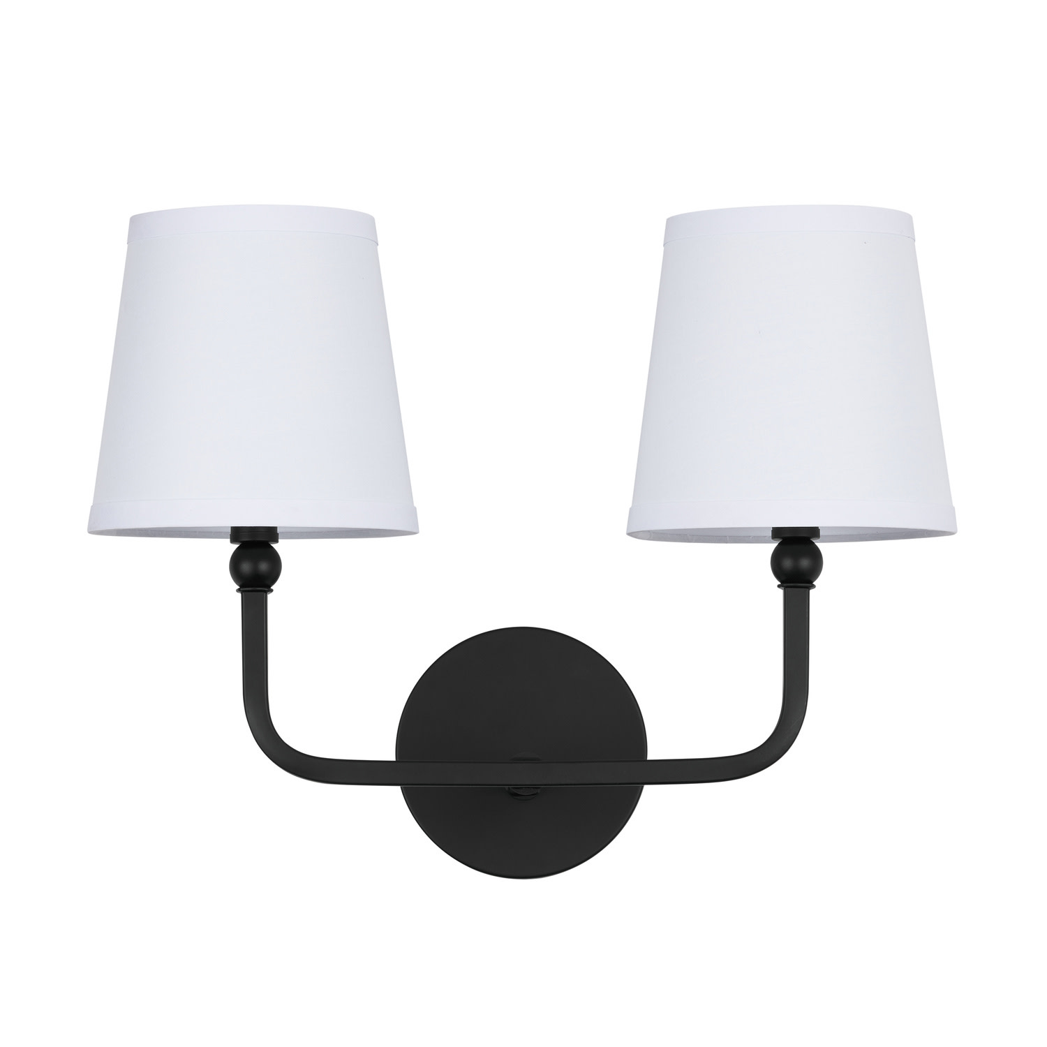 Photos - Chandelier / Lamp Wide Capital Lighting 119321-674 Dawson 2 Light 16"  Bathroom Vanity Light Matte Black Indoor Lighting Bathroom Fixtures Vani 