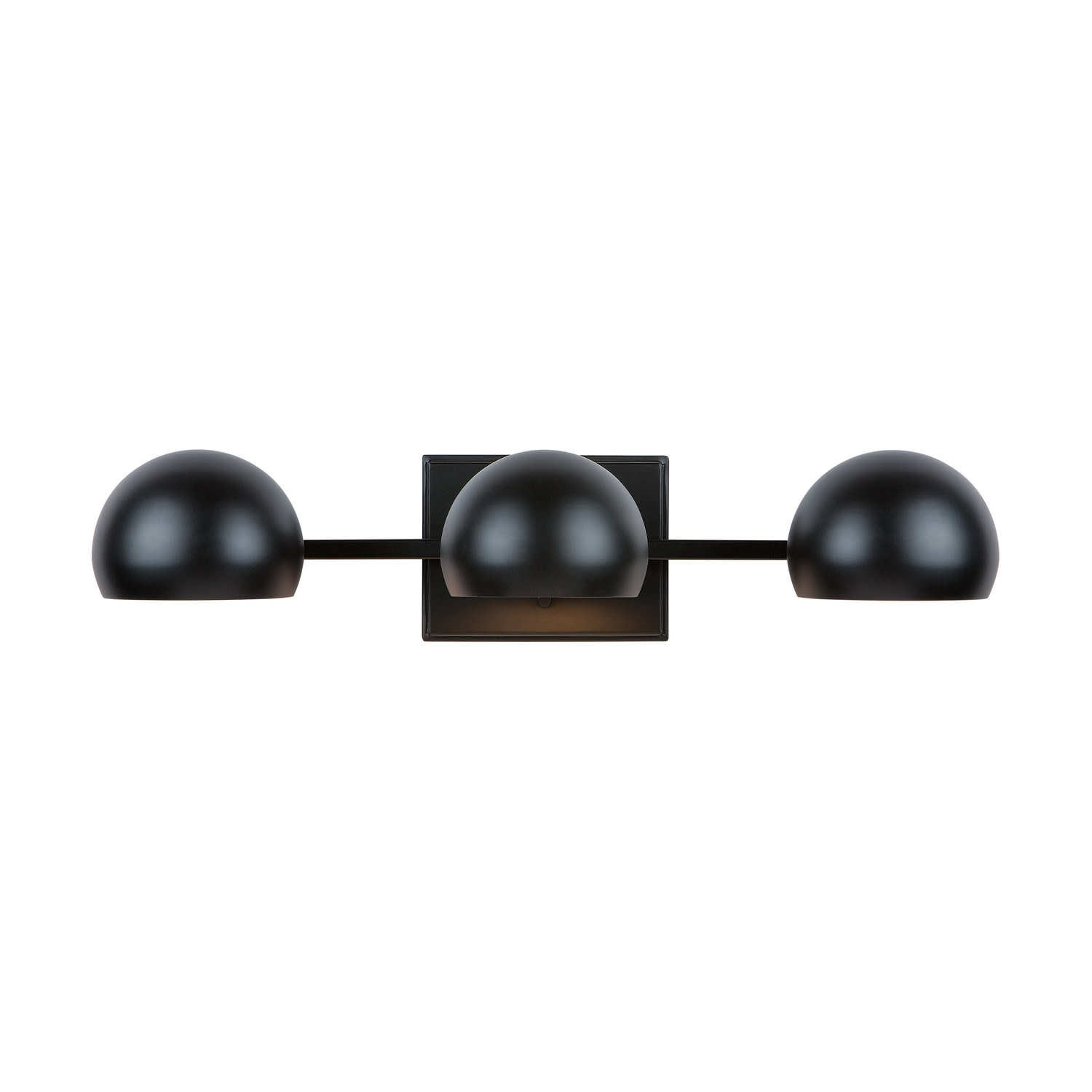 Photos - Chandelier / Lamp Hadley Capital Lighting 133131  3 Light 24" Wide Bathroom Vanity Light Matte Black Indoor Lighting Bathroom Fixtures Vanity L 