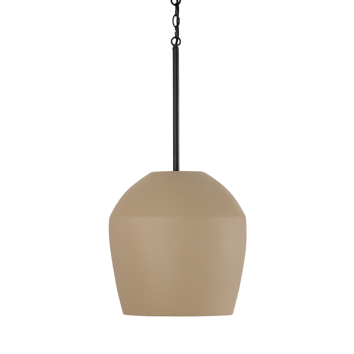 Photos - Chandelier / Lamp Della Capital Lighting 354212  13" Wide Pendant Terracotta Sand Indoor Lighting Pendants 354212SN 