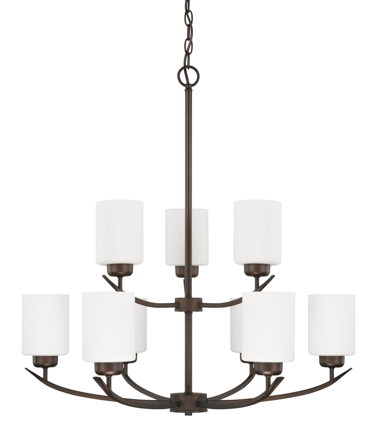 Photos - Chandelier / Lamp Dixon Capital Lighting 415291-338  9 Light 28" Wide Chandelier Bronze Indoor Lighting Chandeliers 415291BZ-338 