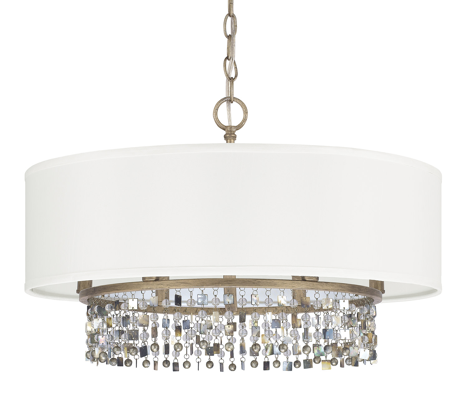 Photos - Chandelier / Lamp HARPER Capital Lighting 4216-544  6 Light 24" Wide Pendant Brushed Gold Indoor Lighting Pendants 4216BG-544-CP 
