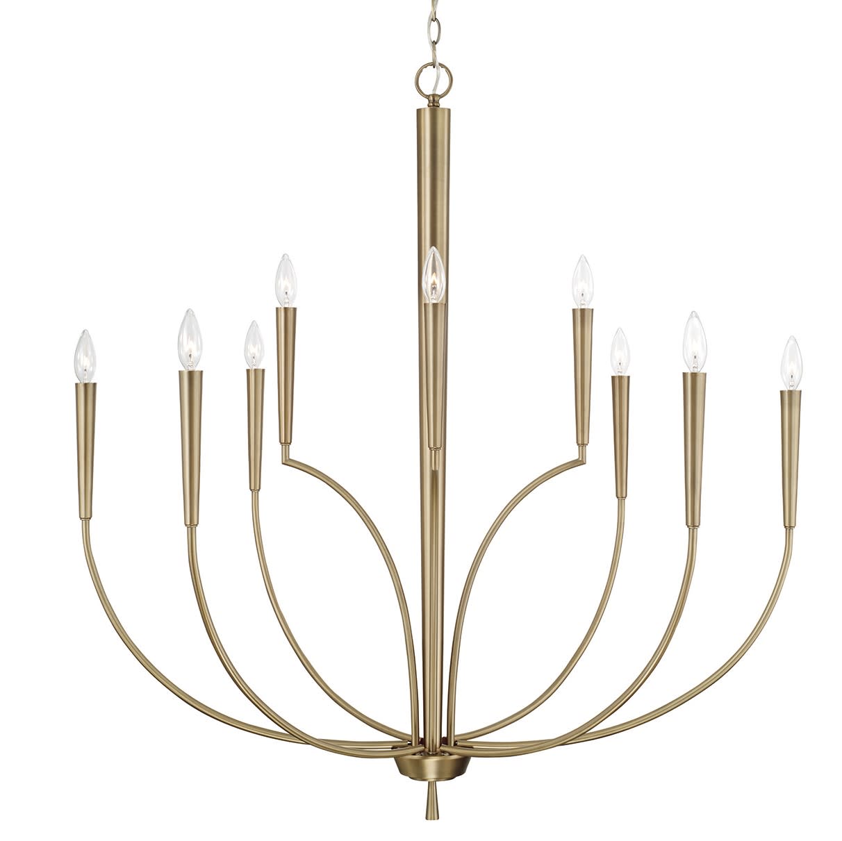Photos - Chandelier / Lamp Holden Capital Lighting 445901  10 Light 40" Wide Taper Candle Chandelier Aged Brass Indoor Lighting Chandeliers 445901AD 