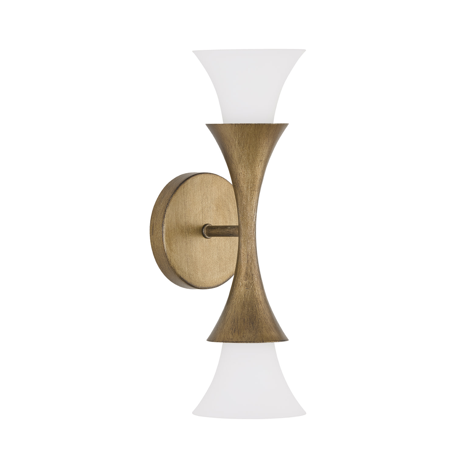 Photos - Chandelier / Lamp Nola Capital Lighting 655721  2 Light 15" Tall Wall Sconce Mystic Luster Indoor Lighting Wall Sconces 655721ML 