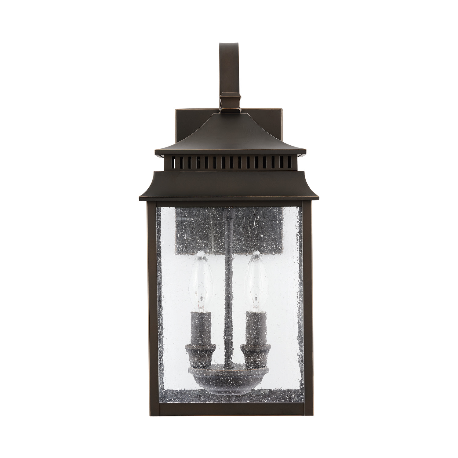 Photos - Floodlight / Street Light Creek Capital Lighting 936921 Sutter  2 Light 18" Tall Outdoor Wall Sconce Oiled Bronze Outdoor Lighting Wall Sconces 936921O 