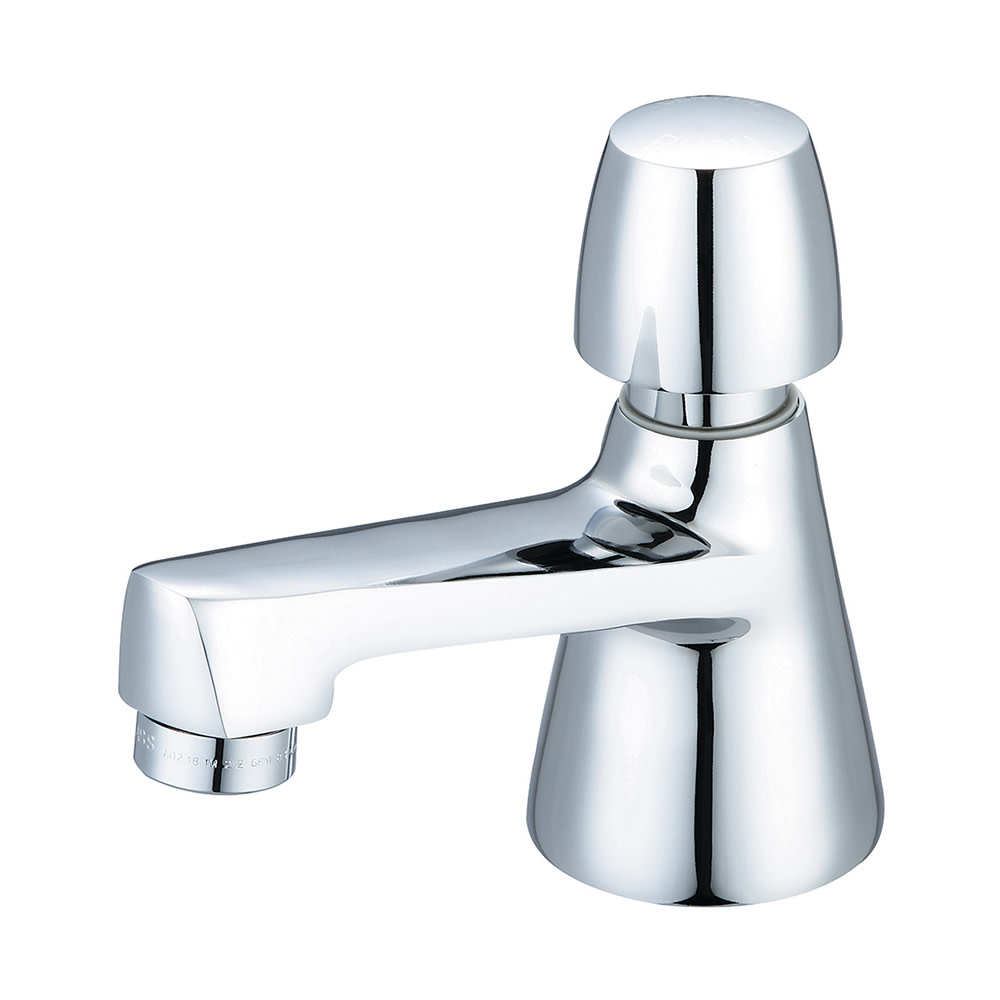 Photos - Tap Central Brass 0355-AN2C 1.5 GPM Single Handle Slow-Close Deck Mounted Bathroom Faucet Polished Chrome Faucet Bathroom Sink F 