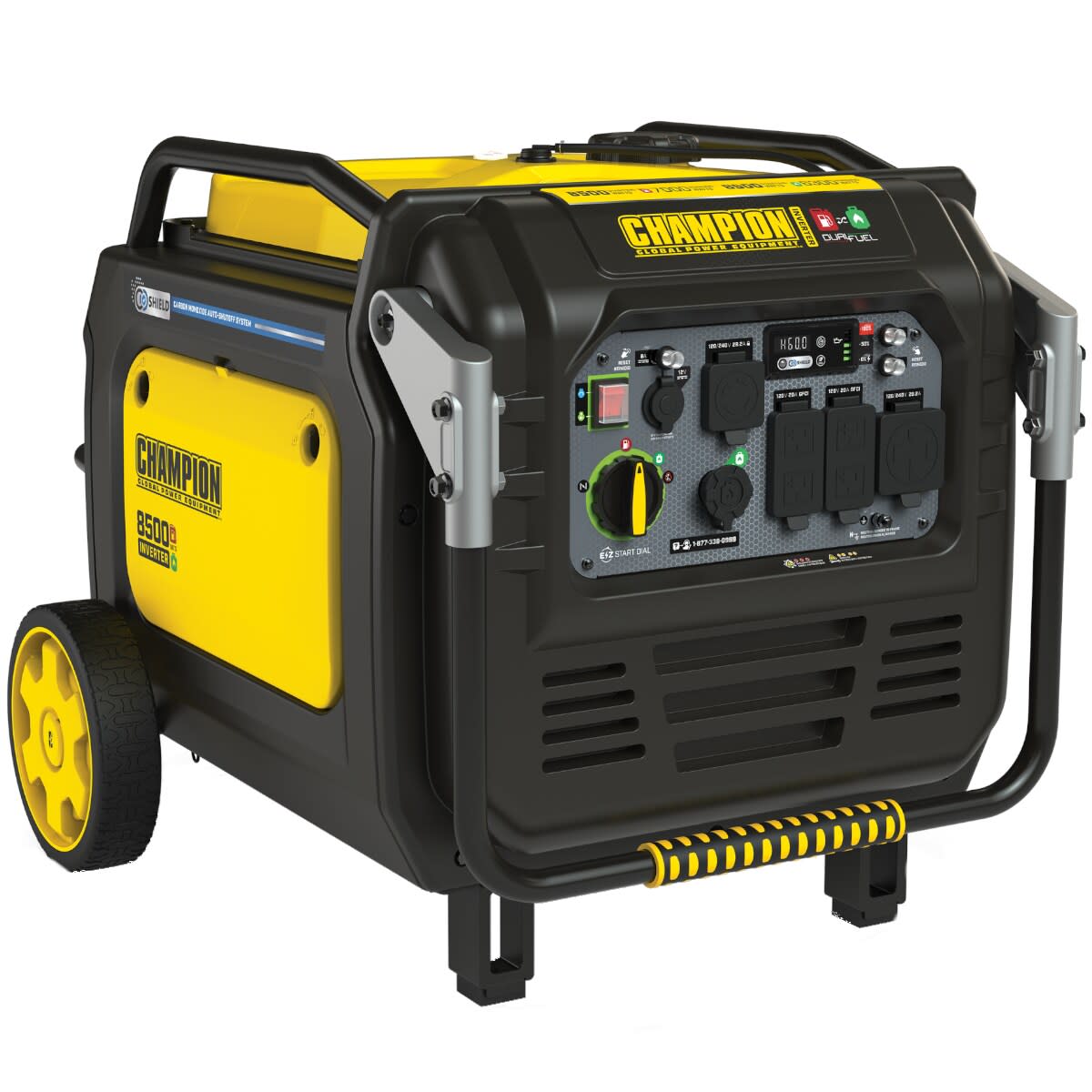Photos - Generator CHAMPION 201175 7000-Watt  Electric Button / Recoil Start Multi-Fuel Inverter Portable  with CO Shield (120 / 240V)