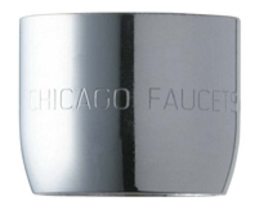 Photos - Tap Hidden Part Chicago Faucets E35JKAB 1.5 GPM Aerator with Pressure Compensating SoftFlo Chrome Faucet Accessories and Parts Kitchen Fauce 