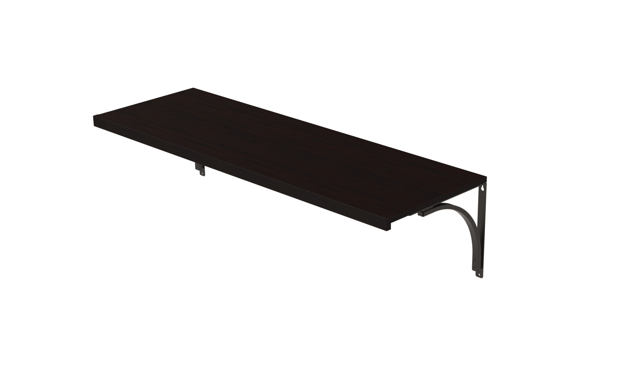 ClosetMaid PW4816-SSK Premium Wood 48" x 16" Wall Mounted Solid Wood Shelf for Closets Pantries or Walls Espresso Storage and Organization Closet