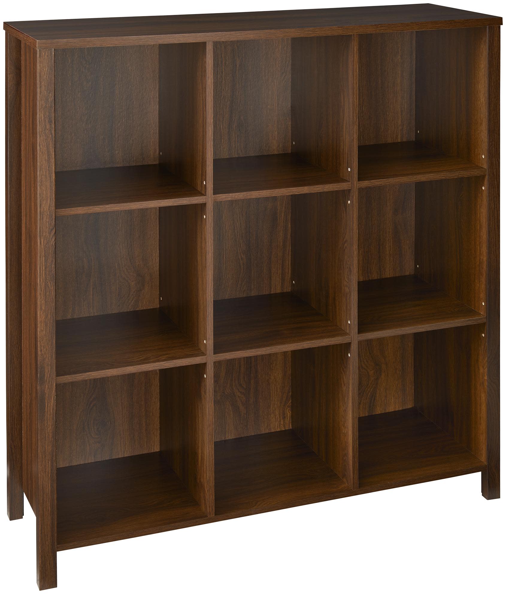 ClosetMaid 160-9CUBE-ADJ Cube 37-5/8" Wide 9 Shelf Shelving Unit Dark Chestnut Storage and Organization Home Organizers Shelving Units