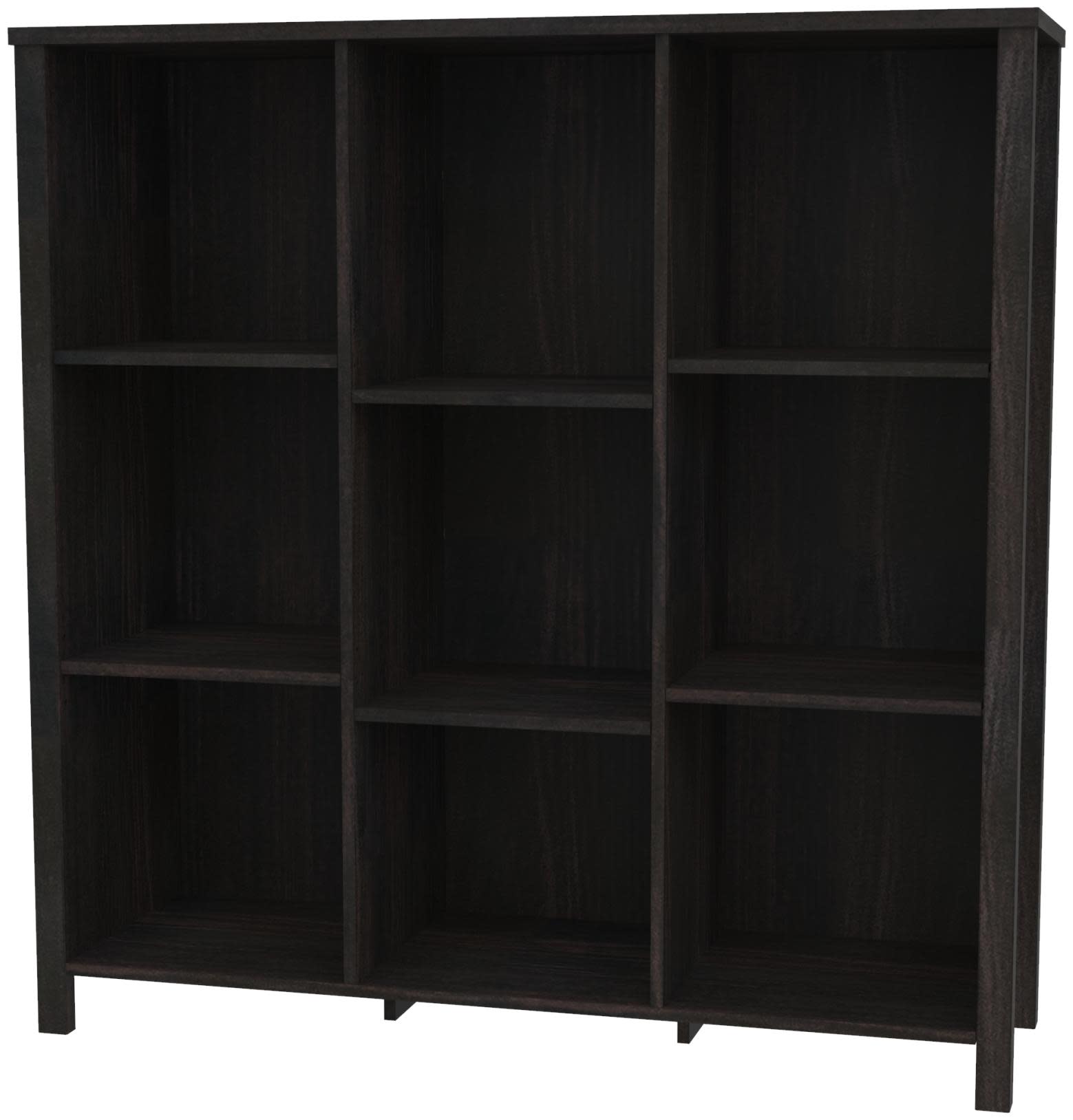 ClosetMaid 160-9CUBE-ADJ Cube 37-5/8" Wide 9 Shelf Shelving Unit Black Walnut Storage and Organization Home Organizers Shelving Units