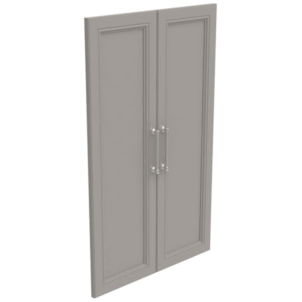 ClosetMaid 21MC-SDK Modular Set of (2) 10-1/2"W x 34-3/4"H Double Door Kit for Closet Storage Cabinets Smoky Taupe Closet Organizers Accessories and